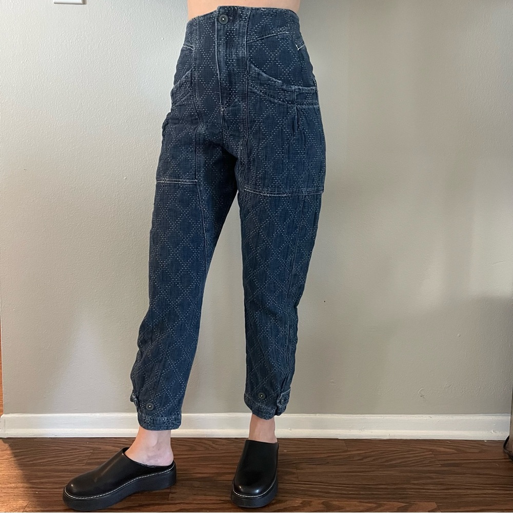 High Rise Quilted Pants, Free People